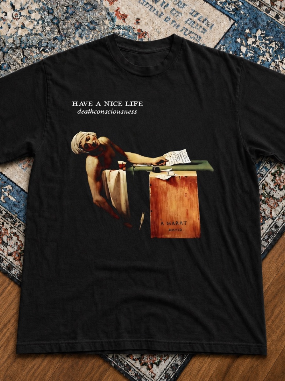 Gildan Black 'Have A Nice Life - deathconsciousness' Graphic Tee